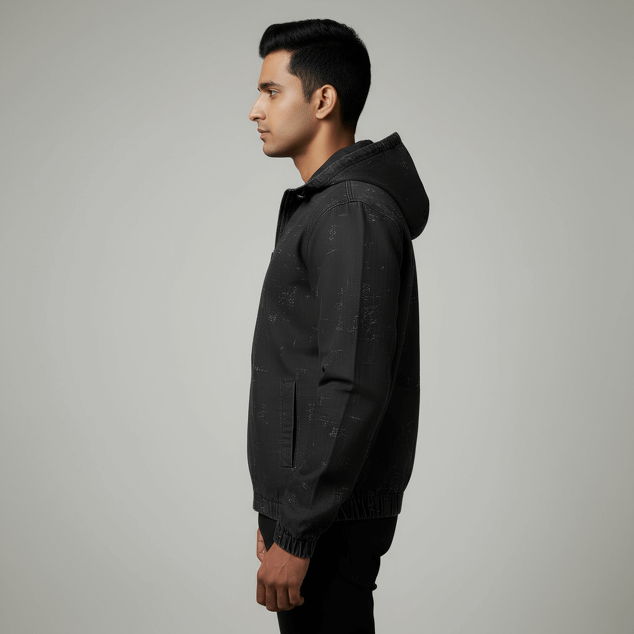 Beacon of Desire Hooded Jacket side view